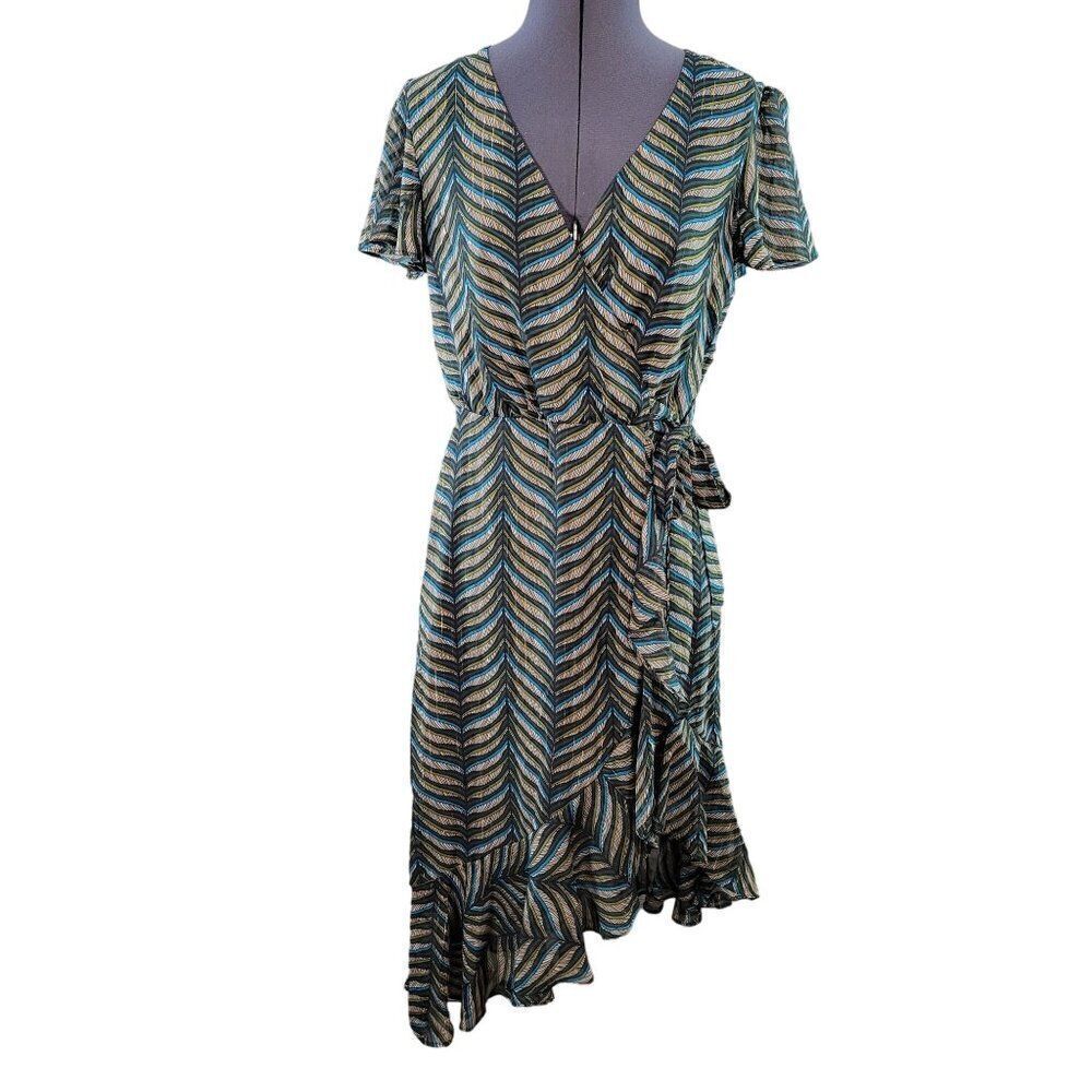 City Triangles Ruffle Hi-Low Dress Sz 5